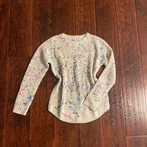 SO tie dye colorful sweater